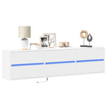Tv-Wandmeubel Met Led-Verlichting 41X31X45 Cm