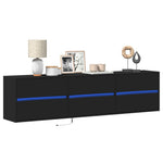 Tv-Wandmeubel Met Led-Verlichting 41X31X45 Cm
