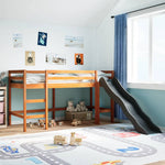Kinderhoogslaper Zonder Matras Massief Grenenhout