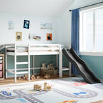 Kinderhoogslaper Zonder Matras Massief Grenenhout