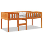 Kinderbed Zonder Matras Massief Grenenhout