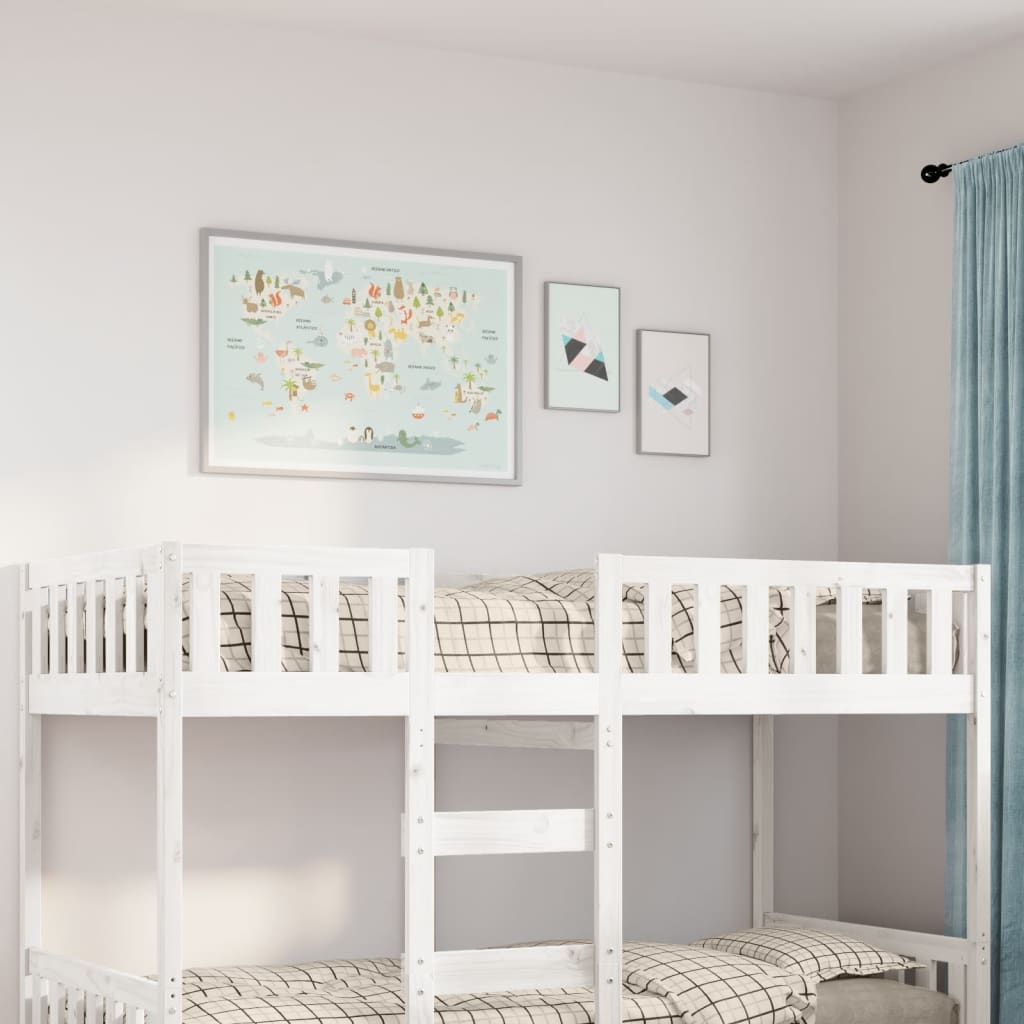 Kinderbed Zonder Matras Massief Grenenhout