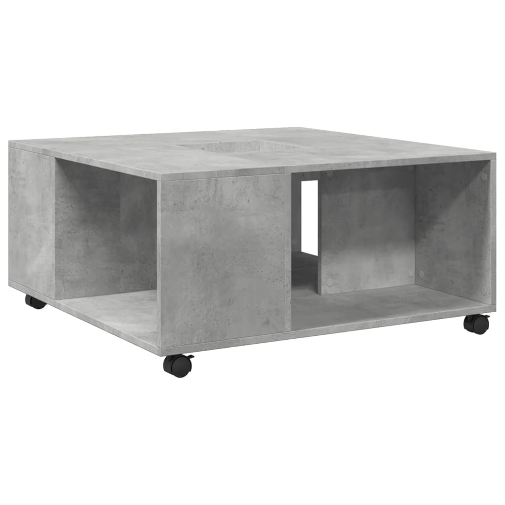 Salontafel 80X80X40 Cm Bewerkt Hout