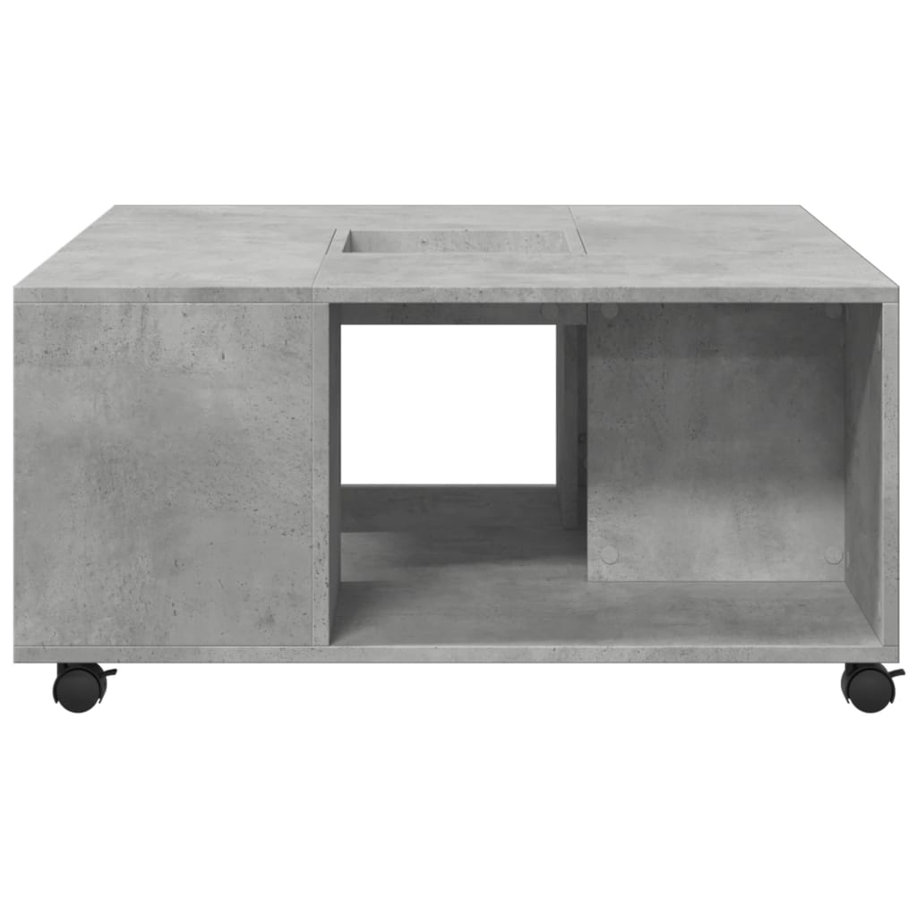 Salontafel 80X80X40 Cm Bewerkt Hout