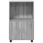 Rolkast 55X40X91 Cm Bewerkt Hout Eikenkleurig