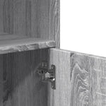Rolkast 55X40X91 Cm Bewerkt Hout Eikenkleurig