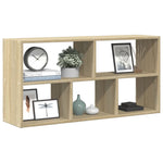 Wandschap 100X25X50 Cm Bewerkt Hout