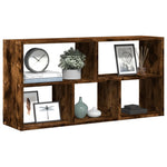 Wandschap 100X25X50 Cm Bewerkt Hout