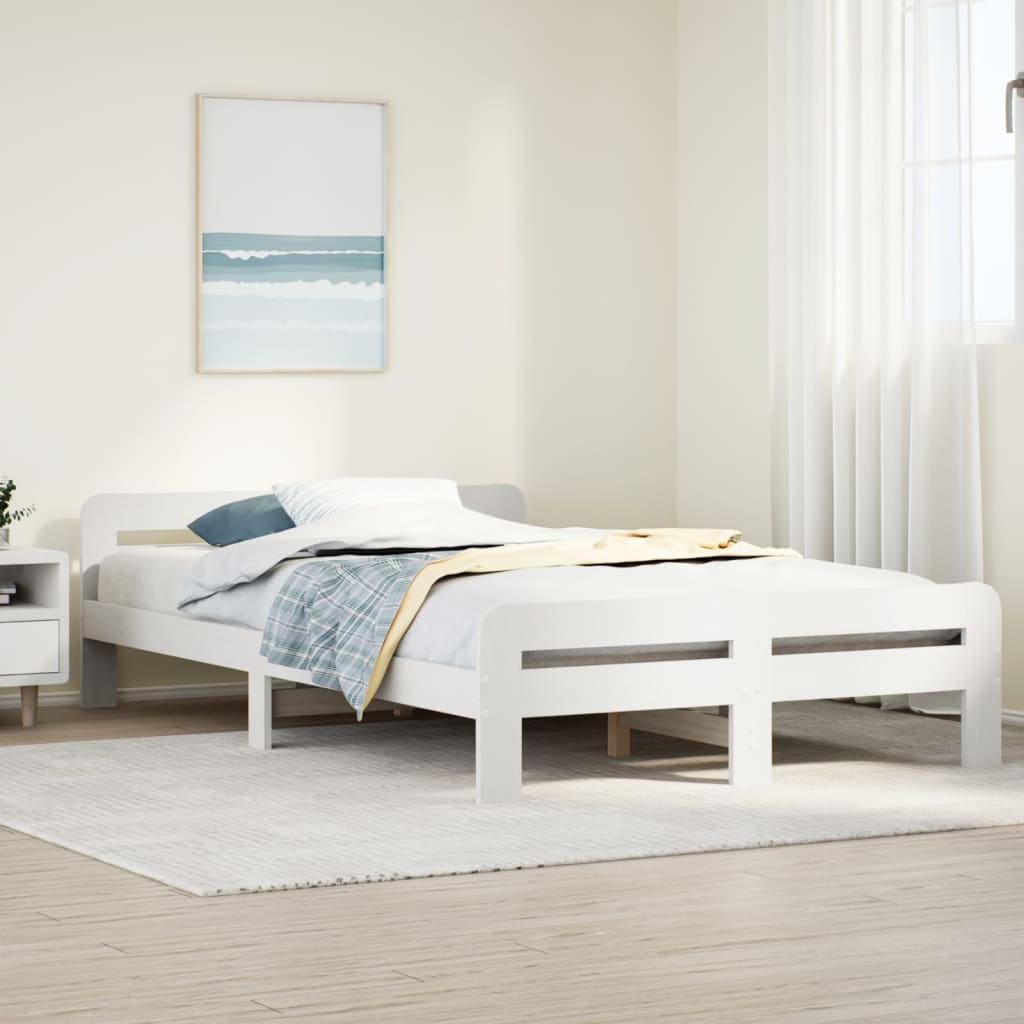 Bedframe Zonder Matras Massief Grenenhout
