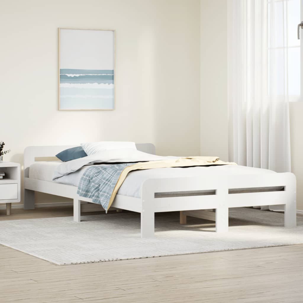 Bedframe Zonder Matras Massief Grenenhout