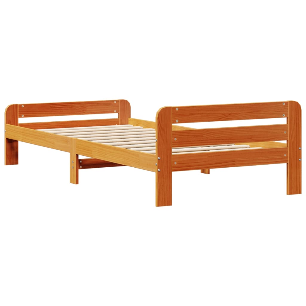 Bedframe Zonder Matras Massief Grenenhout