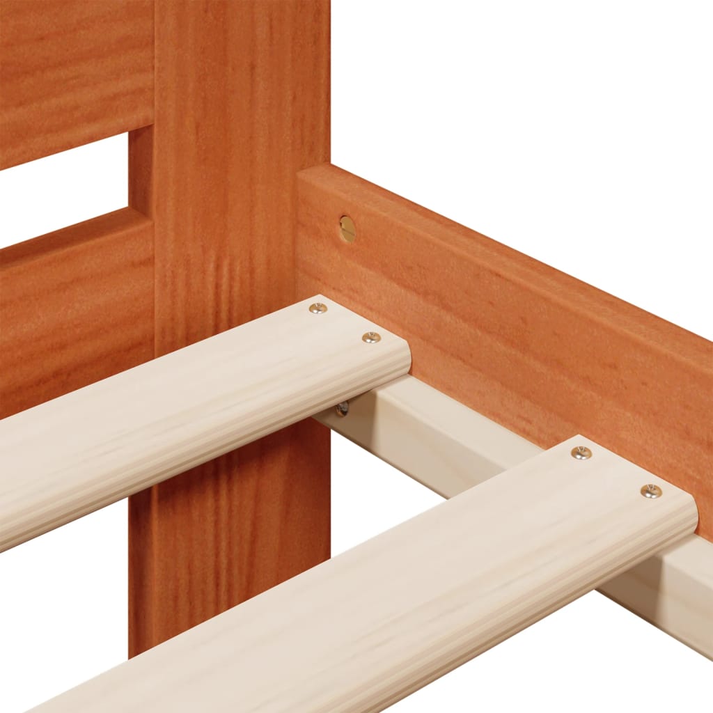 Bedframe Zonder Matras Massief Grenenhout