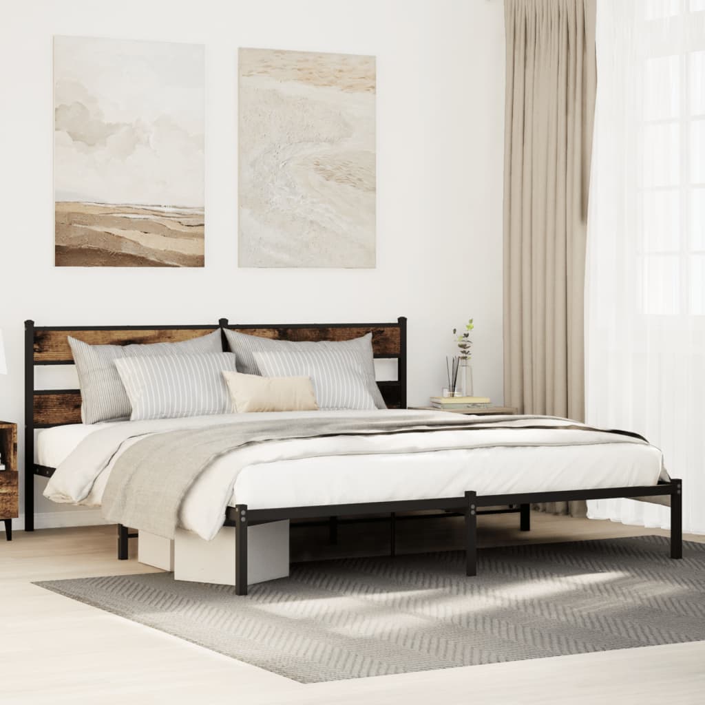 Bedframe Zonder Matras Metaal Kleurig