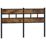Hoofdbord Ijzer En Bewerkt Hout Kleurig