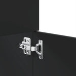3-Delige Badkamermeubelset Bewerkt Hout