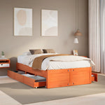 Bedframe Zonder Matras Met Lades Grenenhout