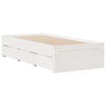Bedframe Zonder Matras Met Lades Grenenhout