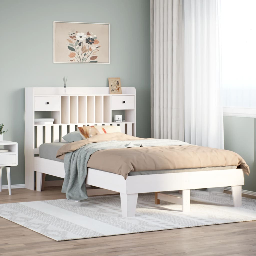 Bedframe Zonder Matras Massief Grenenhout