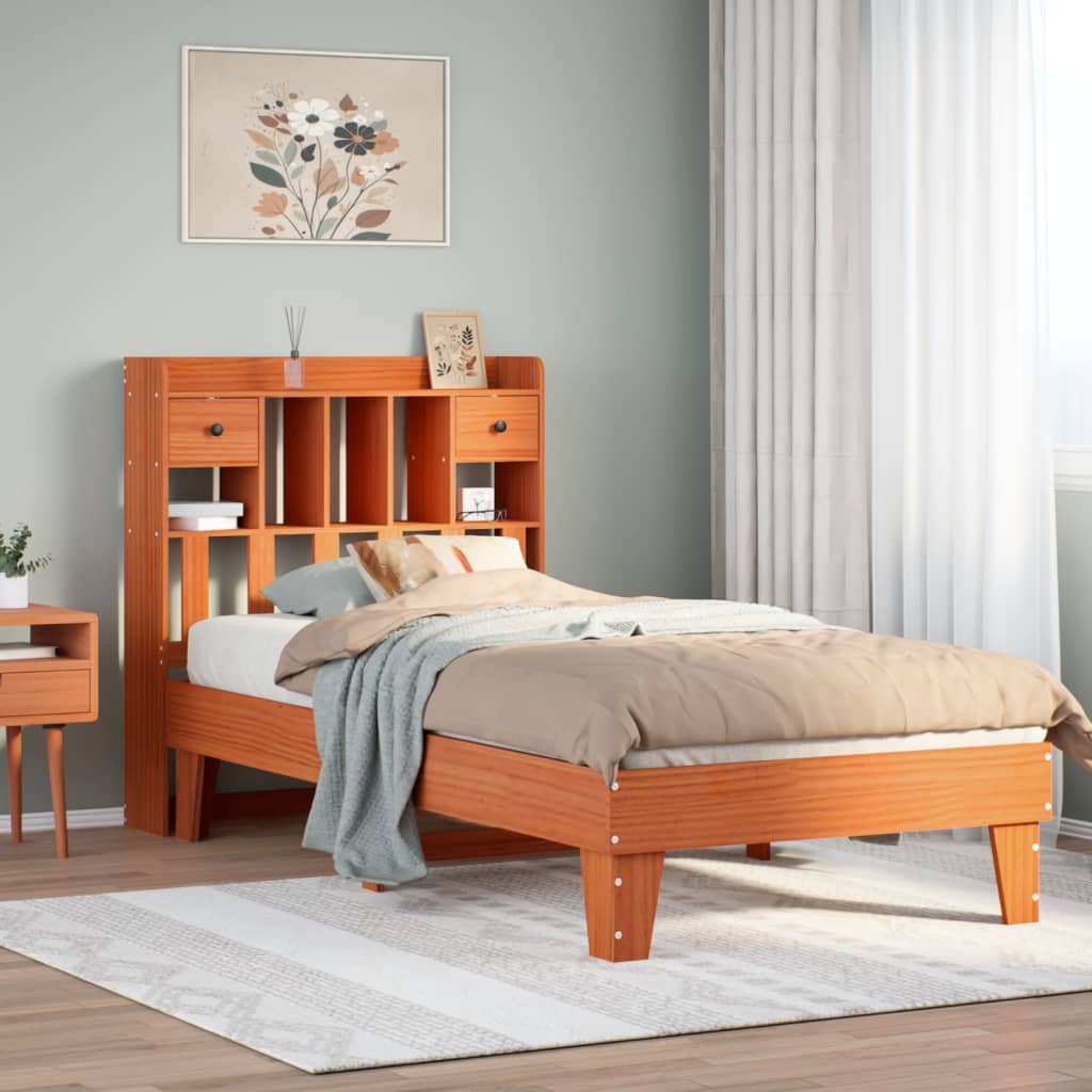 Bedframe Zonder Matras Massief Grenenhout