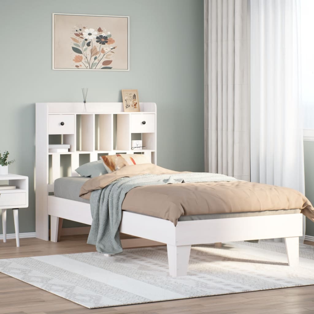 Bedframe Zonder Matras Massief Grenenhout