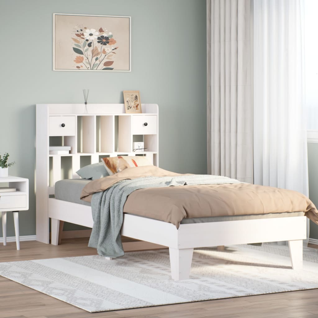 Bedframe Zonder Matras Massief Grenenhout