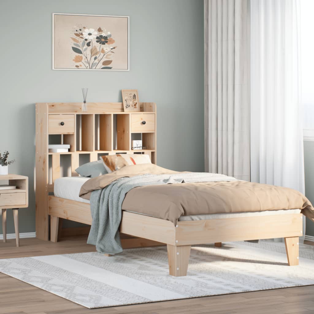 Bedframe Zonder Matras Massief Grenenhout