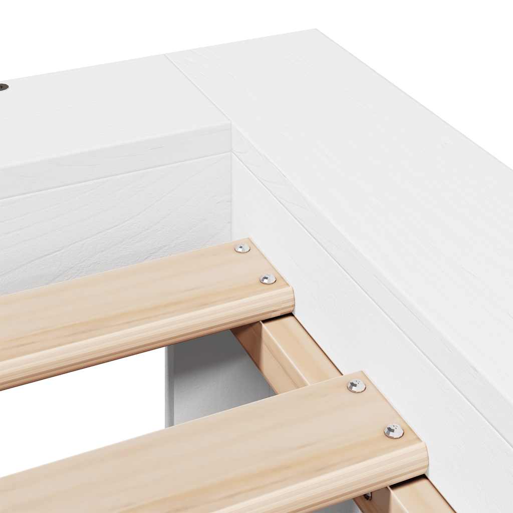 Bedframe Zonder Matras Massief Grenenhout