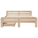 Bedframe Zonder Matras Massief Grenenhout