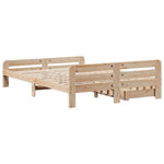 Bedframe Zonder Matras Massief Grenenhout