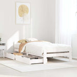 Bedframe Zonder Matras Massief Grenenhout