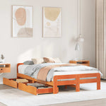 Bedframe Zonder Matras Massief Grenenhout