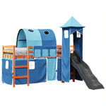 Kinderhoogslaper Met Toren Massief Grenenhout