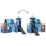 Kinderhoogslaper Met Toren Massief Grenenhout