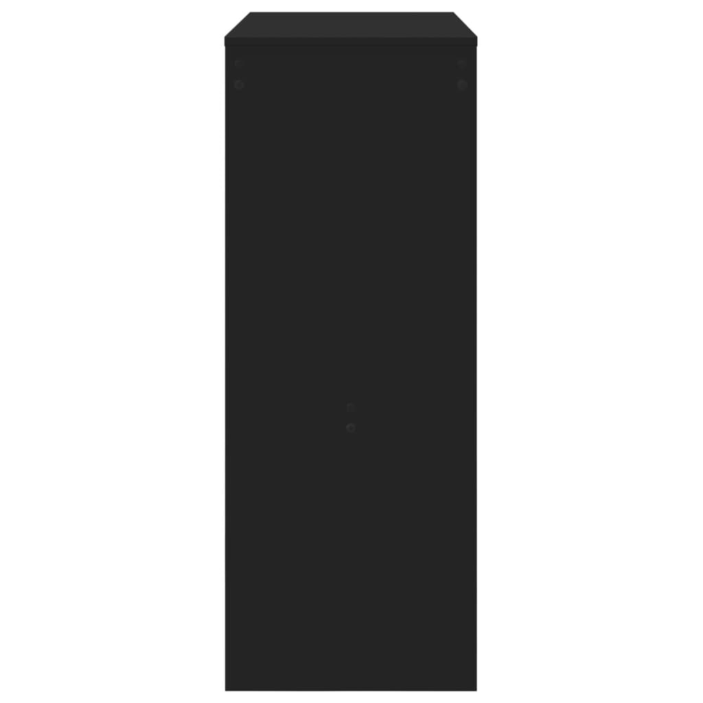 Bartafel Met Rekken 90X40X103,5 Cm Bewerkt Hout