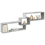 Wandkast 158X18X53 Cm Bewerkt Hout Kleurig