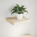 Wandschap 23X23,5X4 Cm Bewerkt Hout
