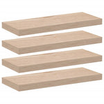 Wandschapppen 60X23,5X4 Cm Bewerkt Hout