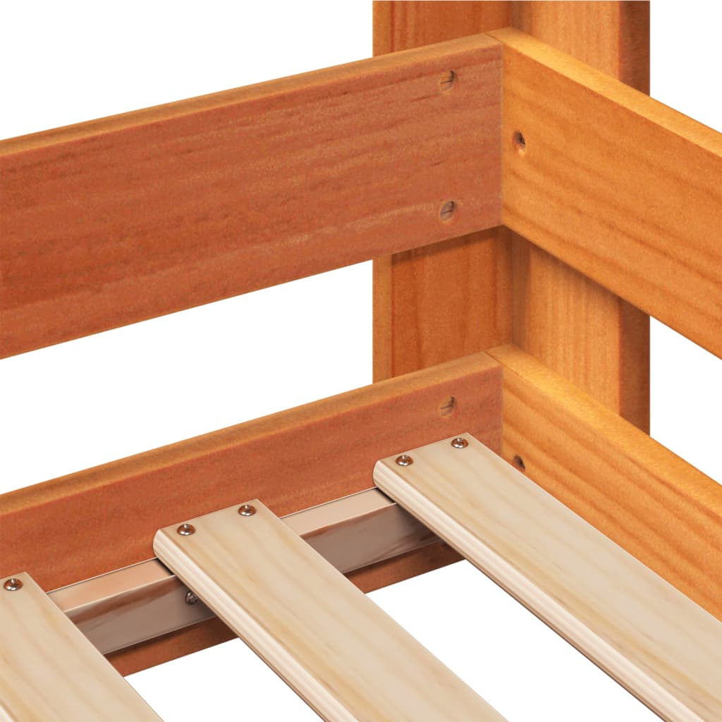 Bedframe Zonder Matras Massief Grenenhout