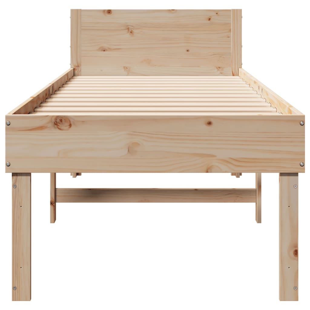 Bedframe Zonder Matras Massief Grenenhout