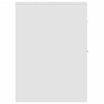 Badkamerkast Smal Met Wielen Bewerkt Hout