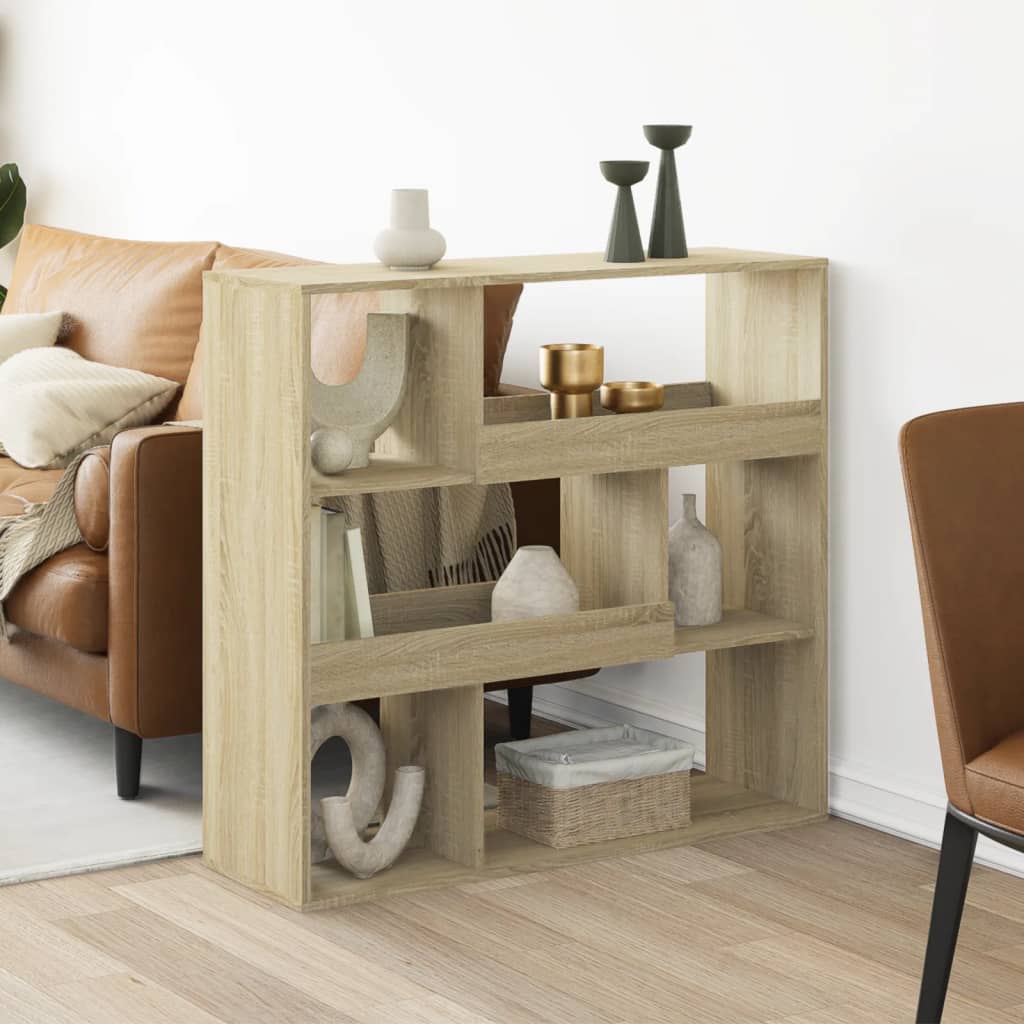 Kamerscherm 100X33X125,5 Cm Bewerkt Hout