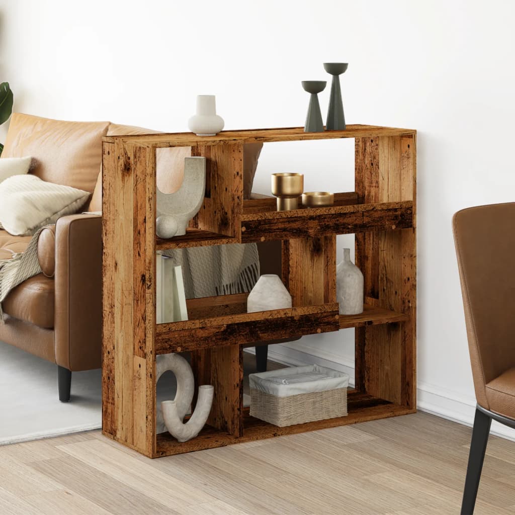 Kamerscherm 100X33X125,5 Cm Bewerkt Hout