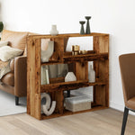 Kamerscherm 100X33X125,5 Cm Bewerkt Hout