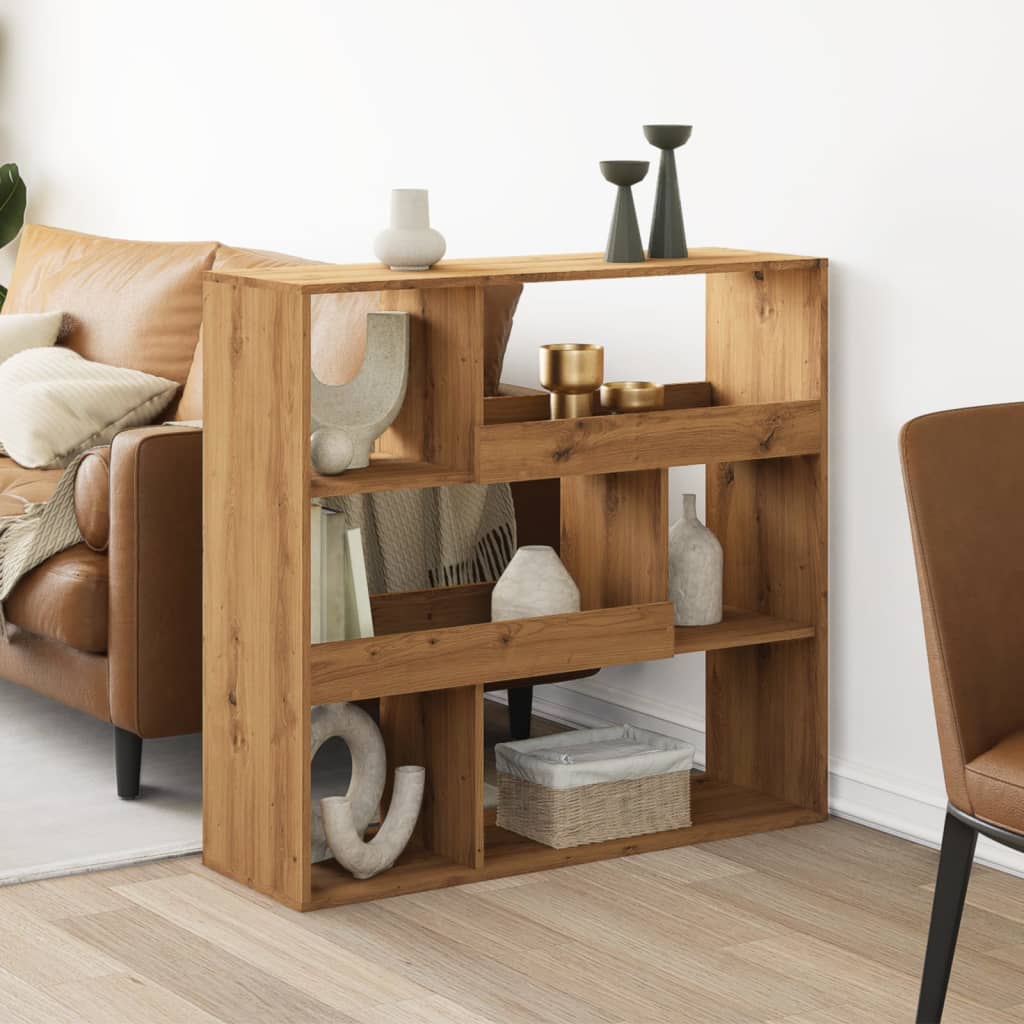Kamerscherm 100X33X125,5 Cm Bewerkt Hout