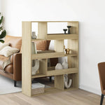 Kamerscherm 100X33X125,5 Cm Bewerkt Hout