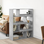 Kamerscherm 100X33X125,5 Cm Bewerkt Hout
