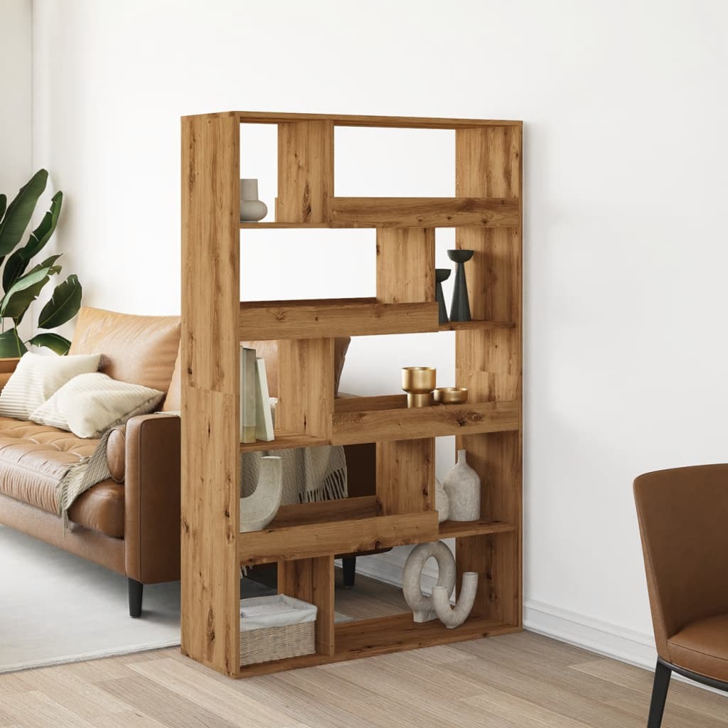 Kamerscherm 100X33X125,5 Cm Bewerkt Hout
