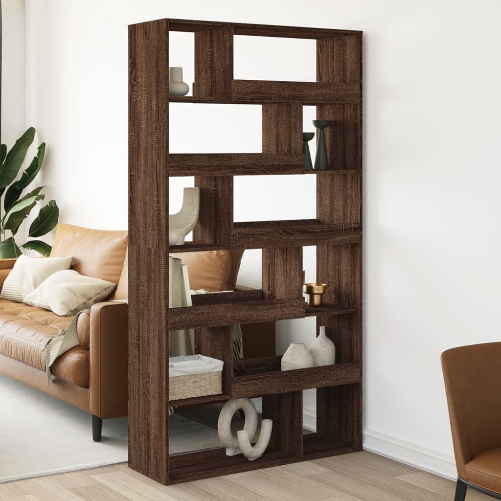Kamerscherm 100X33X125,5 Cm Bewerkt Hout