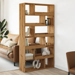 Kamerscherm 100X33X125,5 Cm Bewerkt Hout