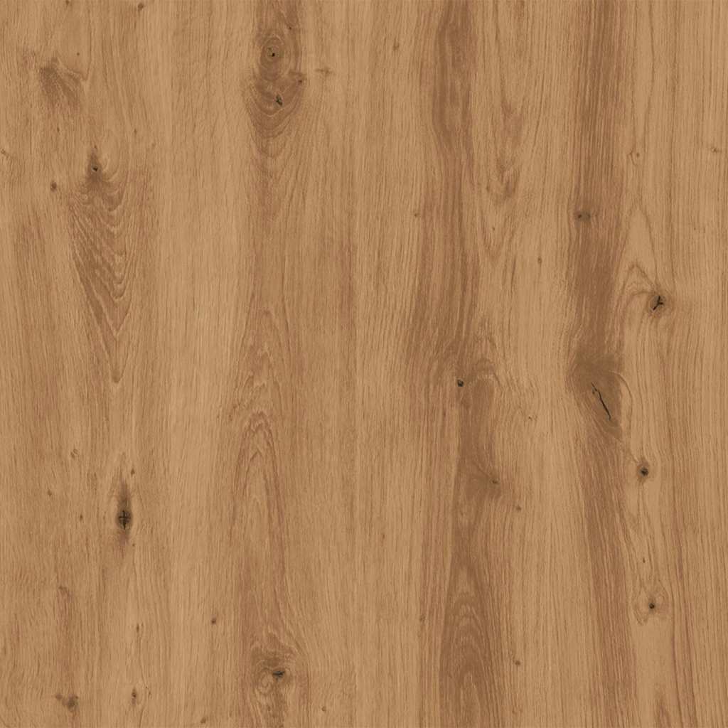 Hoge Kast 92X33X Bewerkt Hout Artisanaal Kleur Eiken